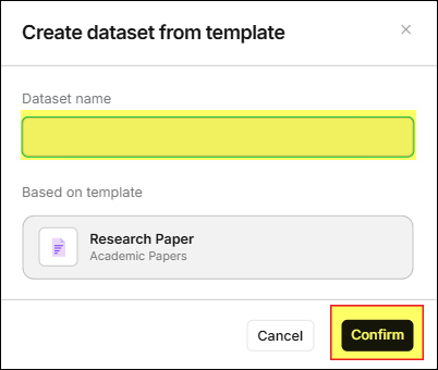 Create Dataset