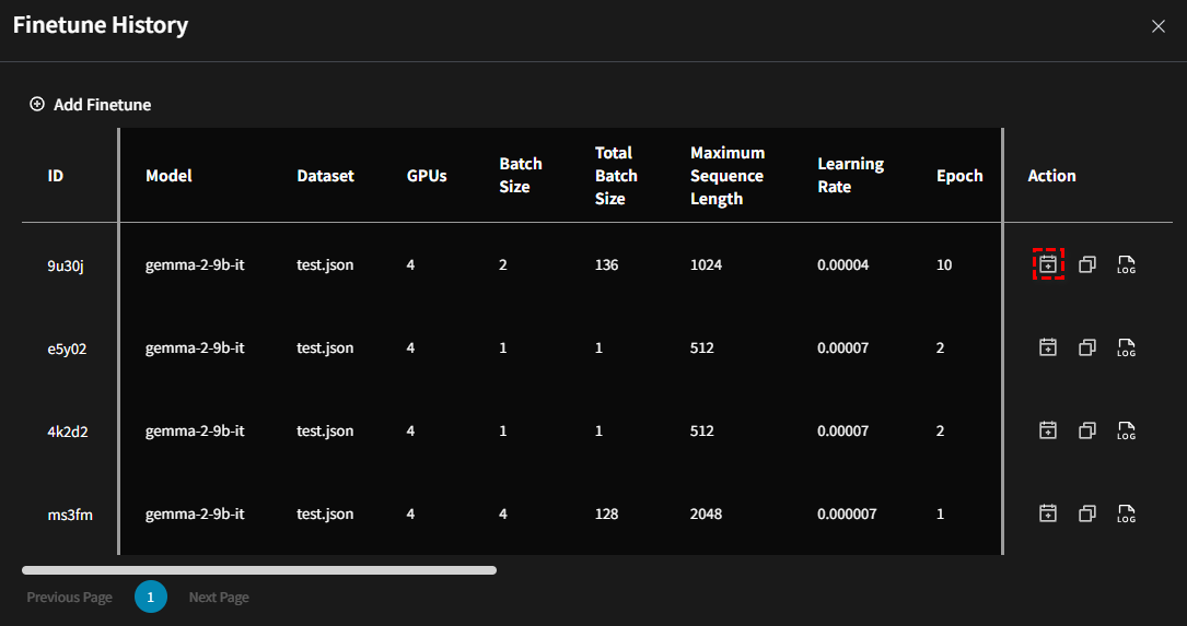 Add Scheduled Task from History