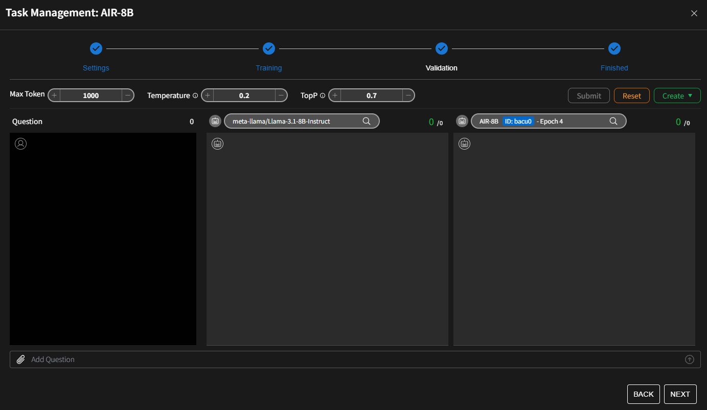Validation and Quantization